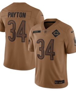 Walter Payton Chicago Bears Nike 2023 Salute To Service Retired Player Limited Jersey - Brown