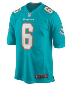 Alternative view of Melvin Ingram Miami Dolphins Nike Home Game Player Jersey - Aqua