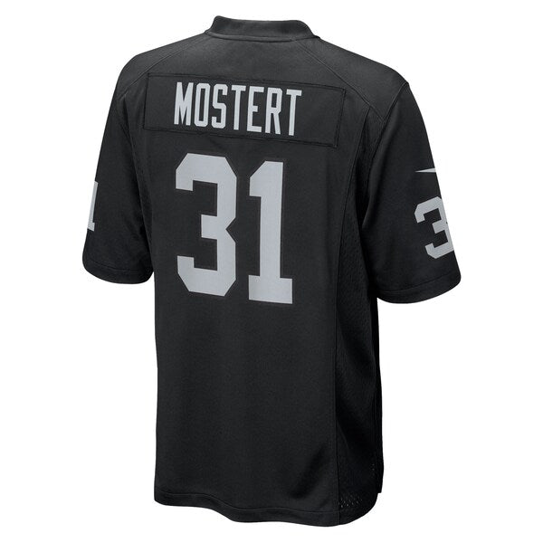 Raheem Mostert Las Vegas Raiders Nike Team Game Jersey - Black - Image 2