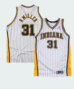 Reggie Miller Indiana Pacers Nike Hardwood Classics Jersey - White