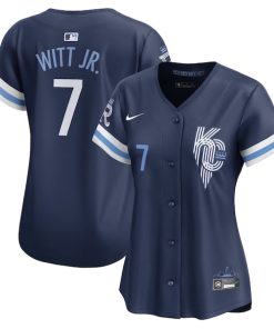 Bobby Witt Jr. Kansas City Royals Nike Women's City Connect Limited Player Jersey - Navy