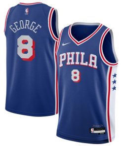 Paul George Philadelphia 76ers Nike Youth Swingman Jersey - Icon Edition - Royal