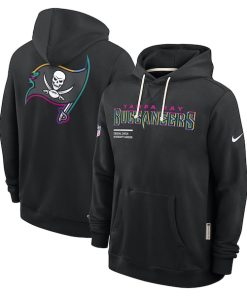 Tampa Bay Buccaneers Nike 2025 NFL Crucial Catch Sideline Standard Issue Dri-FIT Hoodie - Black