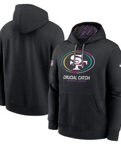 San Francisco 49ers Nike 2024 NFL Crucial Catch Club Pullover Hoodie - Black