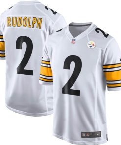 Men's Pittsburgh Steelers Mason Rudolph Nike White Game Jersey