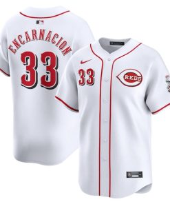 Christian Encarnacion-Strand Cincinnati Reds Nike Home Limited Player Jersey - White