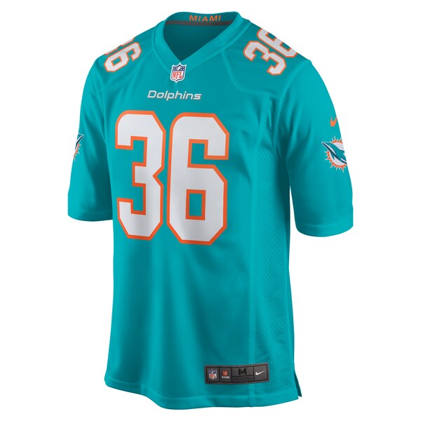 Jamal Perry Miami Dolphins Nike Home Game Player Jersey - Aqua - Image 2