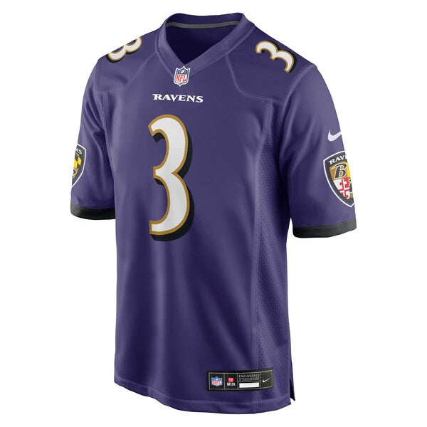 Chidobe Awuzie Baltimore Ravens Nike Team Game Jersey - Purple - Image 2