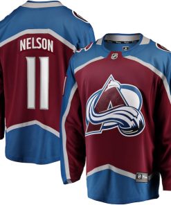 Brock Nelson Colorado Avalanche  Home Breakaway Jersey - Burgundy