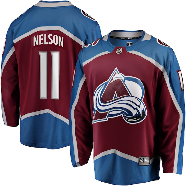 Brock Nelson Colorado Avalanche Home Breakaway Jersey - Burgundy