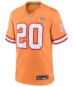 Alternative view of Ronde Barber  Tampa Bay Buccaneers Nike 50th Season Game Jersey - Creamsicle