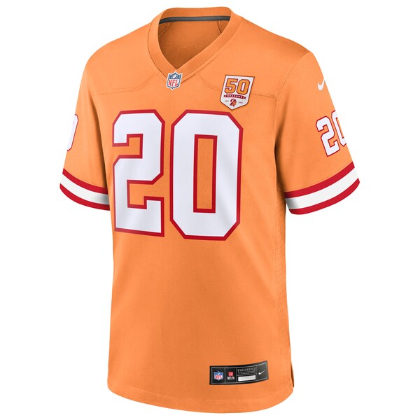 Ronde Barber Tampa Bay Buccaneers Nike 50th Season Game Jersey - Creamsicle - Image 2