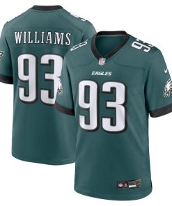 Milton Williams Philadelphia Eagles Nike Team Game Jersey - Midnight Green