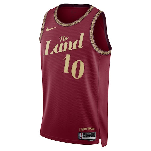 Darius Garland Cleveland Cavaliers Nike Unisex 2023/24 Swingman Jersey - Wine - City Edition - Image 2