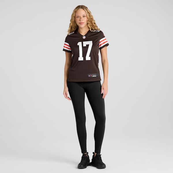 Jerome Baker Cleveland Browns Nike Women's Team Game Jersey - Brown - Image 4
