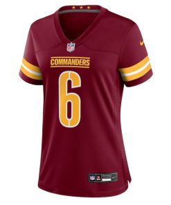 Alternative view of Noah Igbinoghene Washington Commanders Nike Women's Team Game Jersey -  Burgundy