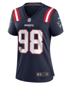 Alternative view of Carl Davis Jr. New England Patriots Nike Women's Game Player Jersey - Navy