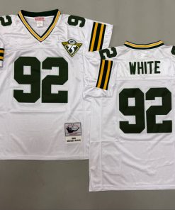 Reggie White Green Bay Packers Authentic Throwback Retired Player Jersey