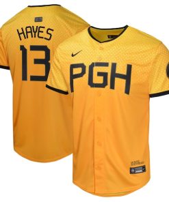 Ke'Bryan Hayes Pittsburgh Pirates Nike Youth City Connect Limited Player Jersey - Gold