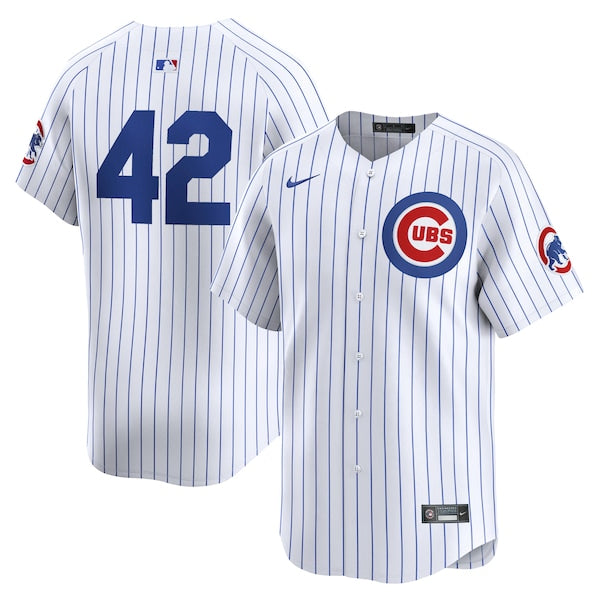 Chicago Cubs Nike 2024 Jackie Robinson Day Home Limited Jersey?ยจC White