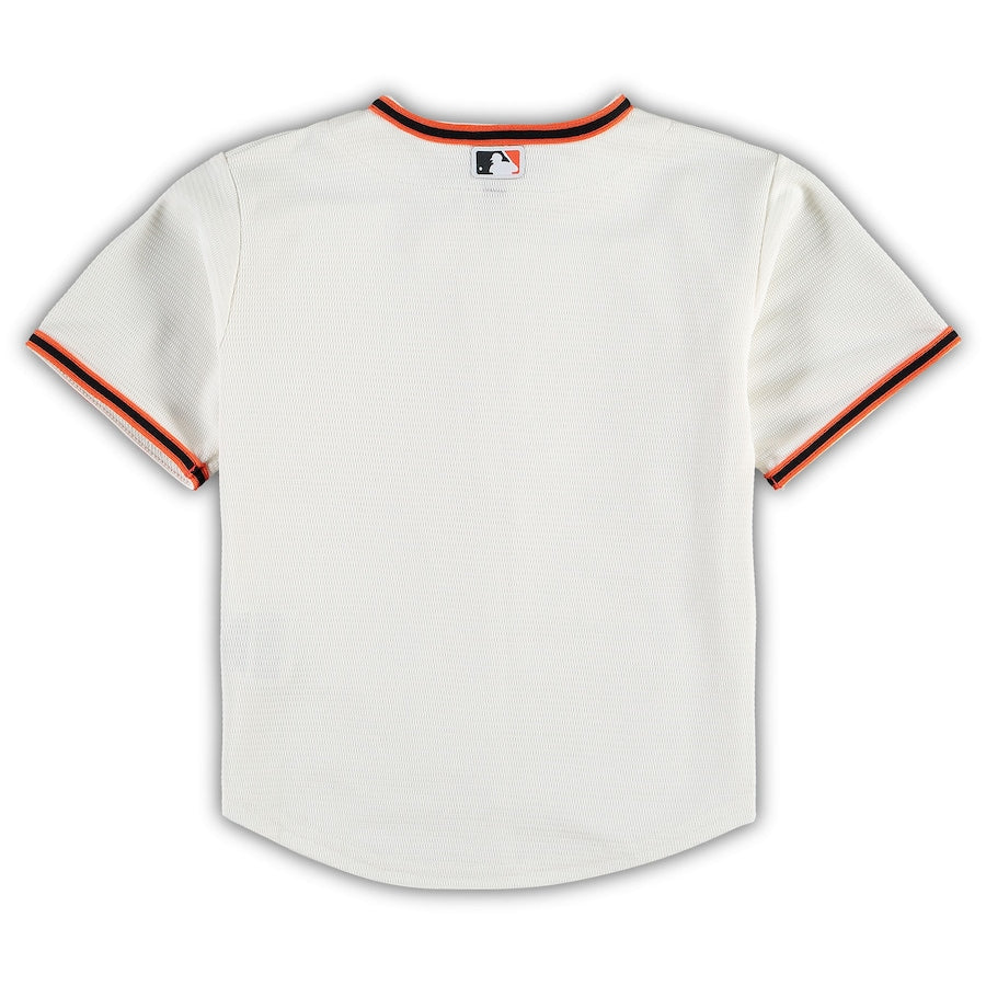 San Francisco Giants Nike Toddler Replica Team Jersey - Cream - Image 3
