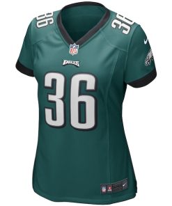 Alternative view of Brian Westbrook Philadelphia Eagles Nike Women's Game Retired Player Jersey - Midnight Green