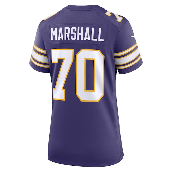 Jim Marshall Minnesota Vikings Nike Women's Classic Retired Player Jersey - Purple - Image 3