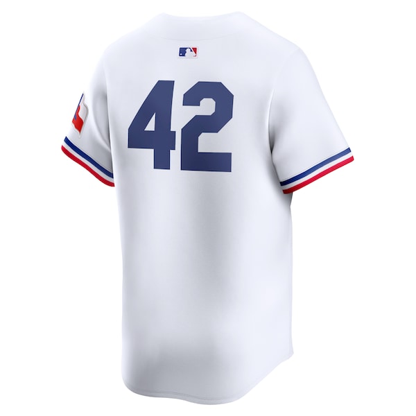 Texas Rangers Nike 2024 Jackie Robinson Day Home Limited Jersey?ยจC White - Image 3