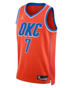 Alternative view of Chet Holmgren Oklahoma City Thunder Nike Swingman Jersey - City Edition - Orange