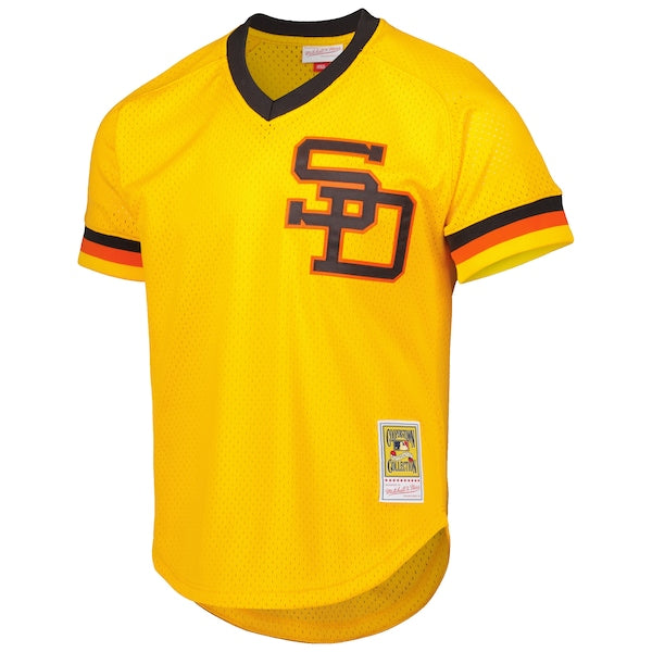 Dave Winfield San Diego Padres Cooperstown Collection Mesh Batting Practice Jersey - Gold - Image 3
