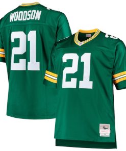 Charles Woodson Green Bay Packers Big & Tall 2010 Retired Player Replica Jersey - Green