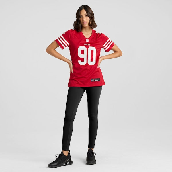Kevin Givens San Francisco 49ers Nike Women's Game Jersey - Scarlet