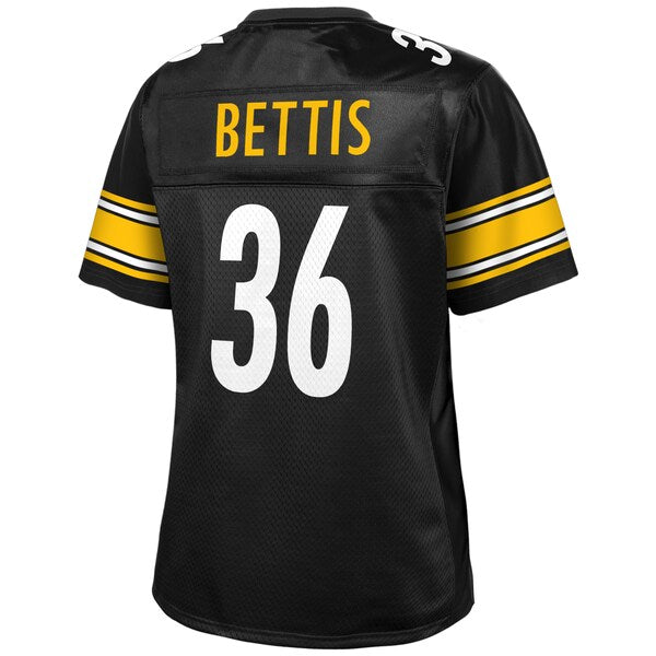 Jerome Bettis Pittsburgh Steelers NFL Pro Line Women's Retired Player Replica Jersey - Black - Image 3
