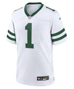 Alternative view of Ahmad Sauce Gardner New York Jets Nike Youth Game Jersey - White