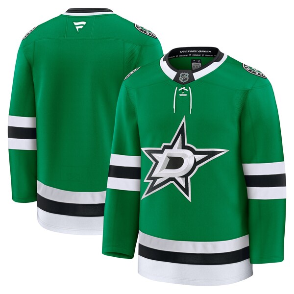 Dallas Stars Home Premium Jersey - Kelly Green/Black/White - Image 3