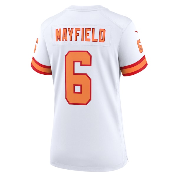 Baker Mayfield '76 Tampa Bay Buccaneers Nike Women's Game Jersey - White/Red/Orange - Image 4