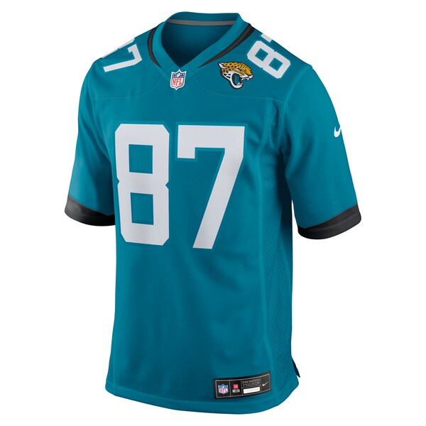 Jordan Akins Jacksonville Jaguars Nike Team Game Jersey - Teal - Image 3