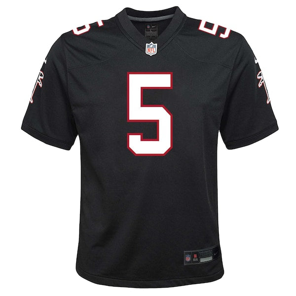 Drake London Atlanta Falcons Nike Youth Game Jersey - Black - Image 2