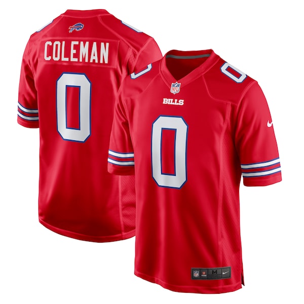Keon Coleman Buffalo Bills Nike Alternate Game Jersey - Red/White - Image 2