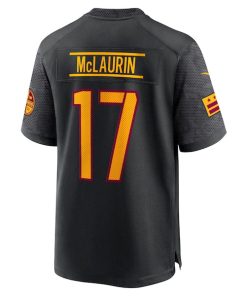 Alternative view of Terry McLaurin Washington Commanders Nike Alternate Game Player Jersey - Black