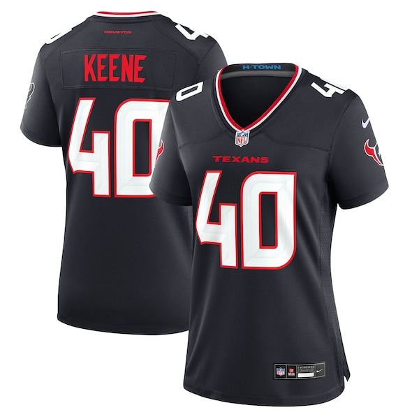 Dalton Keene Houston Texans Nike Women's Team Game Jersey - Navy