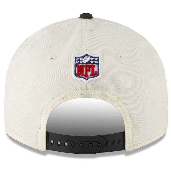 Kansas City Chiefs New Era Super Bowl LVIII Champions Locker Room Low Profile 9FIFTY Adjustable Hat - Cream/Black - Image 4
