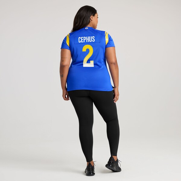 Quintez Cephus Los Angeles Rams Nike Women's Team Game Jersey - Royal - Image 7