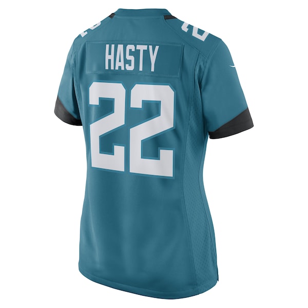Jamycal Hasty Jacksonville Jaguars Nike Women's Game Player Jersey - Teal - Image 3