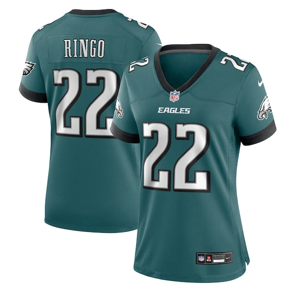Kelee Ringo Philadelphia Eagles Nike Women's Team Game Jersey - Midnight Green - Image 2