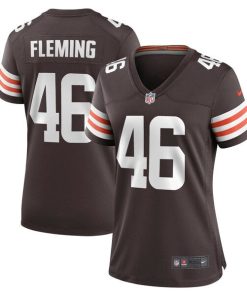 Don Fleming Cleveland Browns Nike Women's Retired Player Jersey - Brown