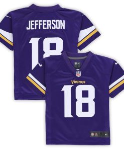Justin Jefferson Minnesota Vikings Nike Preschool Game Jersey - Purple