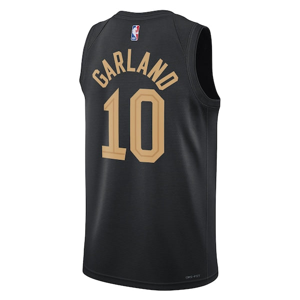 Darius Garland Cleveland Cavaliers Jordan Brand Unisex Swingman Jersey - Statement Edition - Black - Image 3