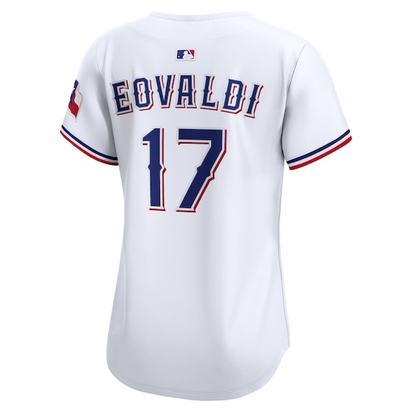 Nathan Eovaldi Texas Rangers Nike Women's Home Limited Player Jersey - White - Image 3