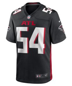 Alternative view of Brandon Dorlus Atlanta Falcons Nike Team Game Jersey -  Black